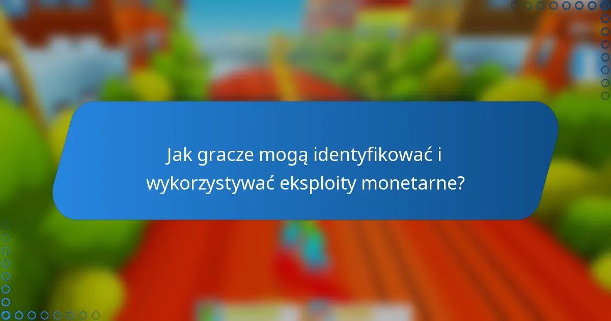 Jak gracze mogą identyfikować i wykorzystywać eksploity monetarne?